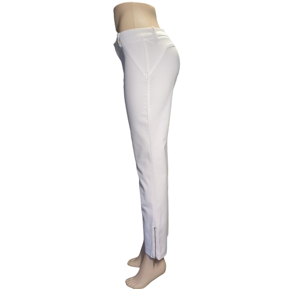 Calvin Klein White Ankle Pants Size 4 - Picture 3 of 14